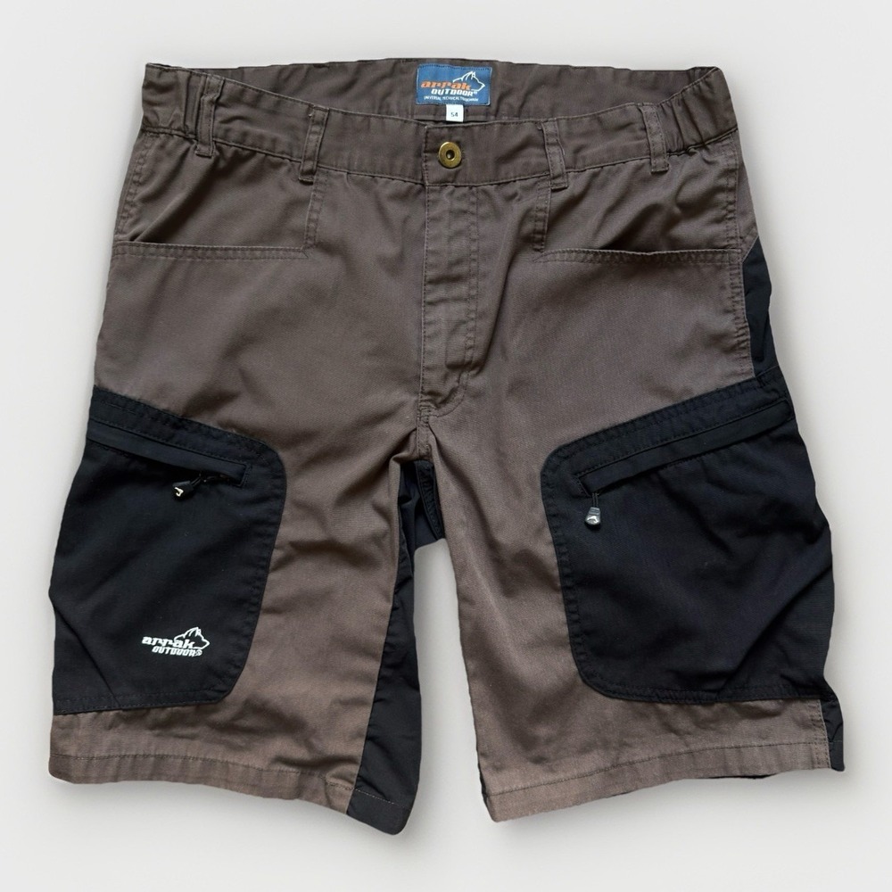 Arrak Outdoor Cargo Shorts Size 54 Gorpcore Hiking Utility Performance 34"x10.5"